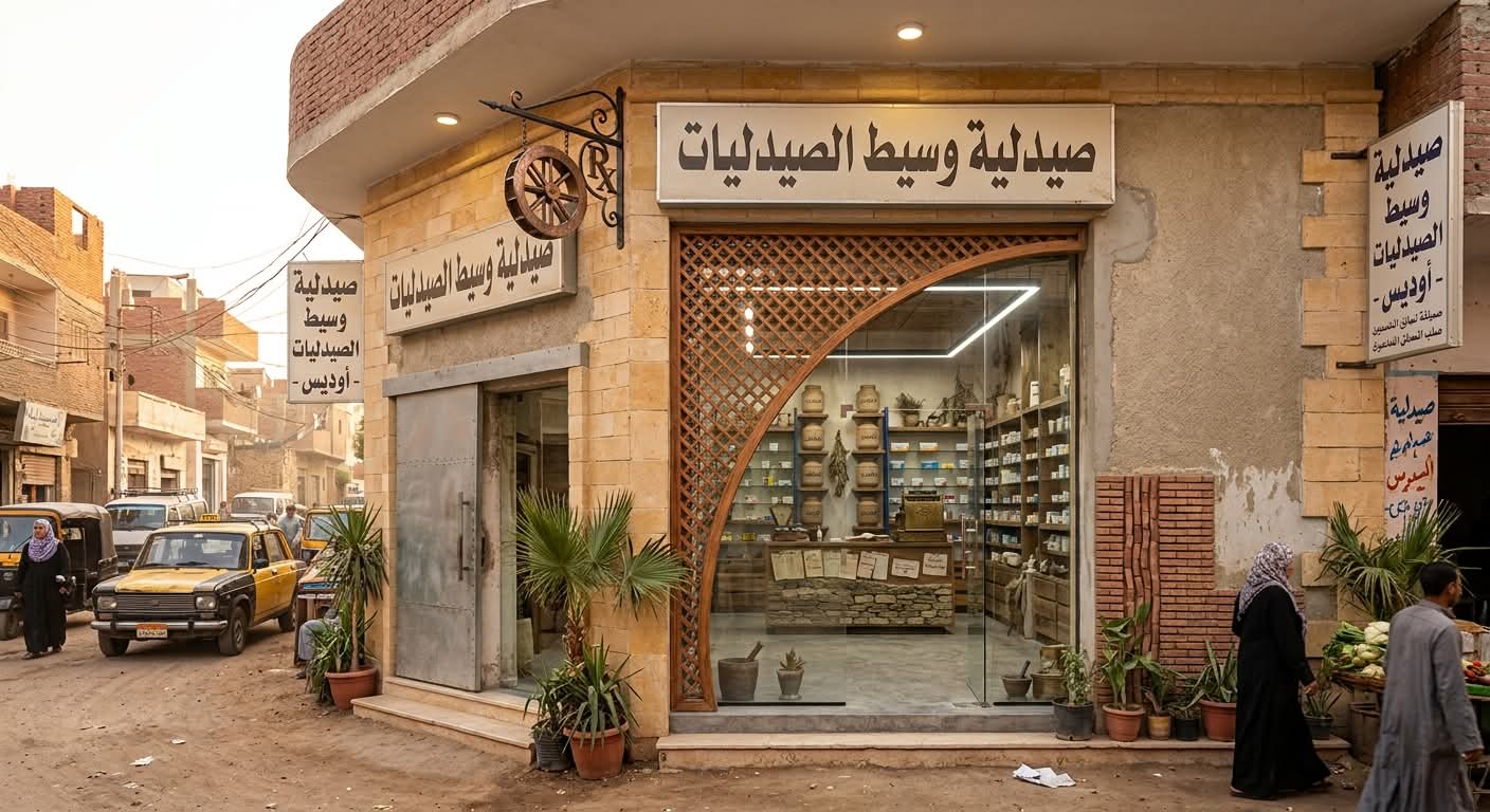 صيدلية للبيع تمليك بحصة في الارض